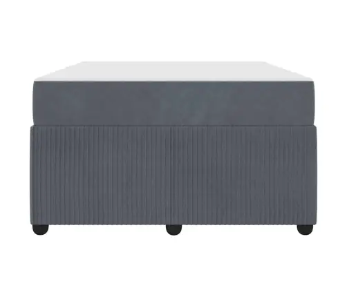 Lovos Rėmas Su Čiužiniu Tamsiai Pilka 120 X 190 Cm Audinys