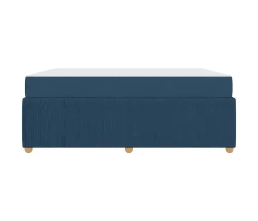 Lovos Rėmas Su Čiužiniu Mėlyna 180 X 200 Cm Audinys