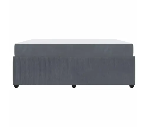 Lovos Rėmas Su Čiužiniu Tamsiai Pilka 180 X 200 Cm Audinys