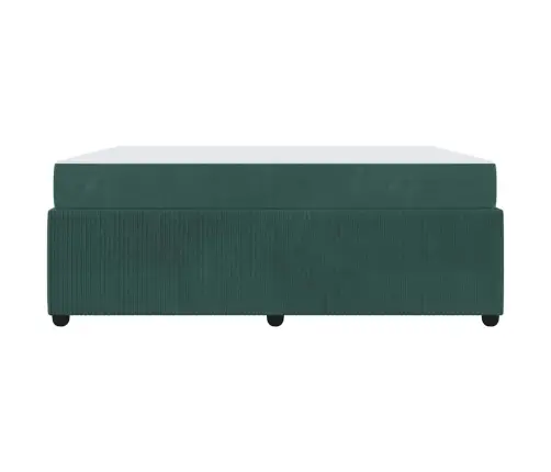 Voodiraam Madratsiga Madratsiga Tumeroheline 180 X 200 Cm Samet