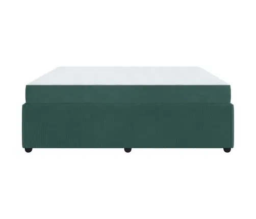 Voodiraam Madratsiga Madratsiga Tumeroheline 180 X 200 Cm Samet