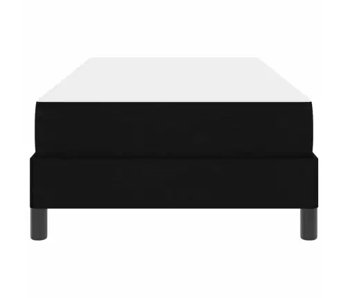 Kiemas Lova Su Čiužiniu Juoda 90 X 200 Cm Audinys