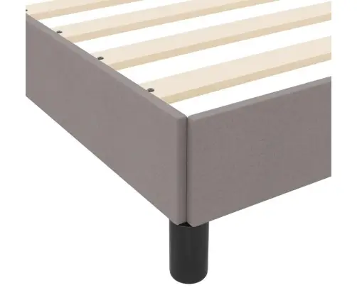 Kiemas Lova Su Čiužiniu Taupe 100 X 200 Cm Audinys