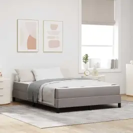 Kiemas Lova Su Čiužiniu Taupe 160 X 200 Cm Audinys