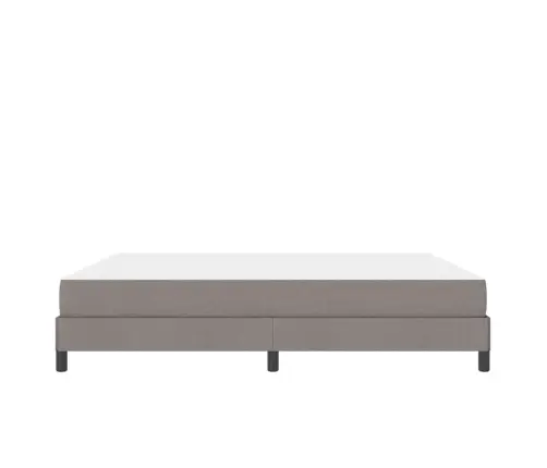 Kastītes Atsperu Gulta Pelēkbrūna 180 X 200 Cm Audums Vidaxl Kastītes Atsperu Gulta Pelēkbrūna 180 X 200 Cm Audums Vidaxl