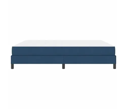 Kiemas Lova Su Čiužiniu Mėlyna 180 X 200 Cm Audinys