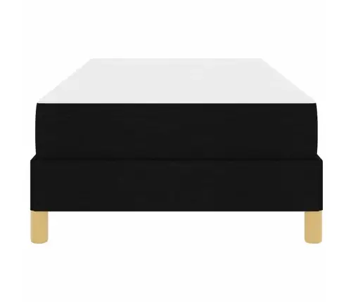 Kastītes Atsperu Gulta Melns Un Brūns 90 X 190 Cm Vidaxl