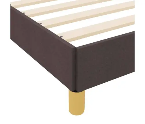 Kastītes Atsperu Gulta Brūna 160 X 200 Cm Vidaxl