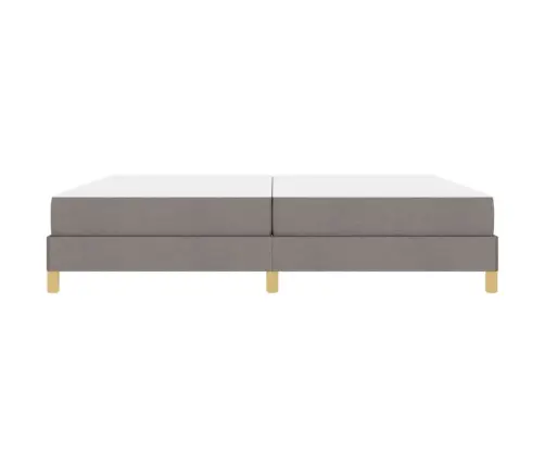 Kiemas Lova Su Čiužiniu Taupe 200 X 200 Cm Audinys