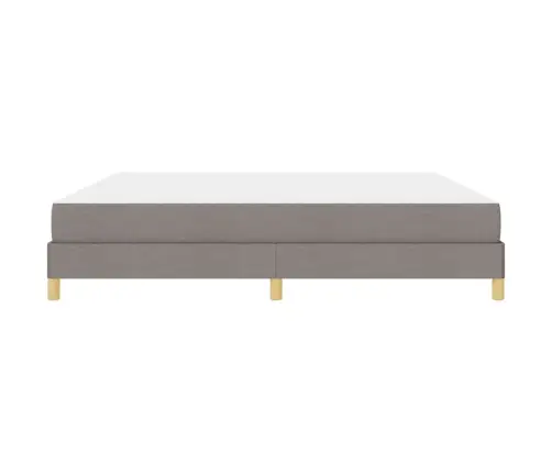 Kiemas Lova Su Čiužiniu Taupe 200 X 200 Cm Audinys