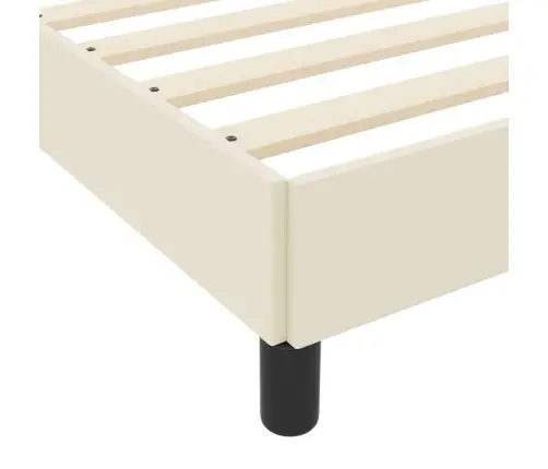 Lovos Rėmas Su Čiužiniu Kreminė 100 X 200 Cm Audinys