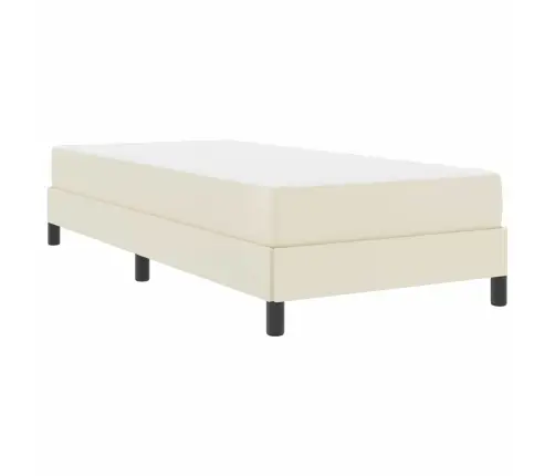 Lovos Rėmas Su Čiužiniu Kreminė 100 X 200 Cm Audinys