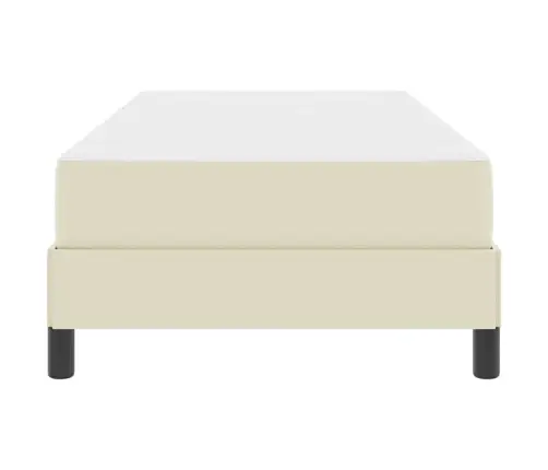 Lovos Rėmas Su Čiužiniu Kreminė 100 X 200 Cm Audinys