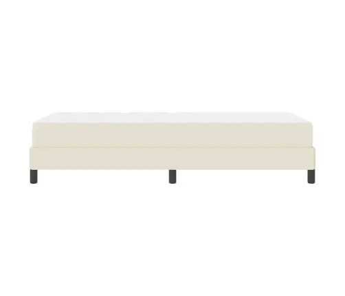 Lovos Rėmas Su Čiužiniu Kreminė 100 X 200 Cm Audinys