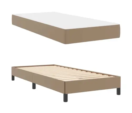 Lovos Rėmas Su Čiužiniu Kapučino 100 X 200 Cm Audinys