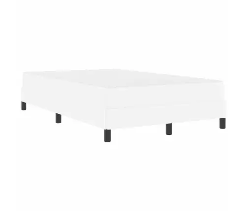 Lovos Rėmas Su Čiužiniu Švari Balta 120 X 200 Cm Audinys