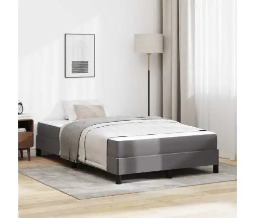 Lovos Rėmas Su Čiužiniu Pilka 120 X 200 Cm Audinys