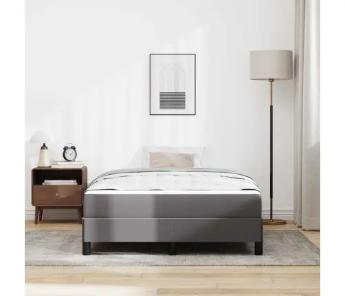 Lovos Rėmas Su Čiužiniu Pilka 120 X 200 Cm Audinys
