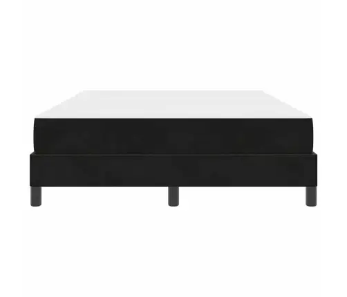 Kiemas Lova Su Čiužiniu Juoda 140 X 190 Cm Audinys