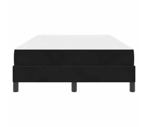 Kiemas Lova Su Čiužiniu Juoda 120 X 210 Cm Audinys
