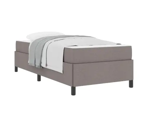 Kastītes Atsperu Gulta Taupe, Melns 80 X 200 Cm Vidaxl Kastītes Atsperu Gulta Taupe, Melns 80 X 200 Cm Vidaxl