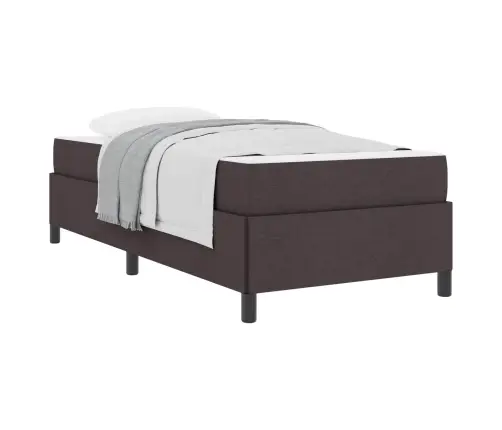 Kiemas Lova Tamsiai Rudas 90 X 200 Cm Audinys