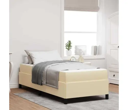 Kiemas Lova Kremas Ir Juoda 90 X 200 Cm