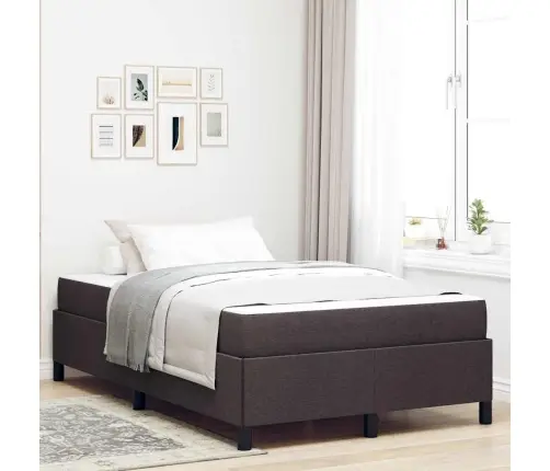 Kiemas Lova Tamsiai Rudas 120 X 190 Cm Audinys