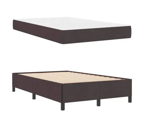 Kiemas Lova Tamsiai Rudas 120 X 190 Cm Audinys