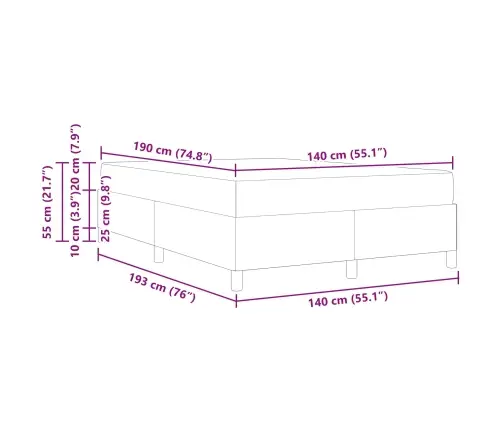 Karbi Vedrumadrats Madratsiga Tume Pruun 140 X 190 Cm Kangas