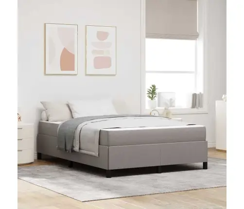 Kiemas Lova Su Čiužiniu Taupe 140 X 190 Cm Audinys