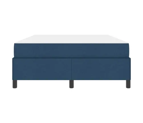 Kastītes Atsperu Gulta Gaiši Pelēks, Melns 140 X 200 Cm Vidaxl