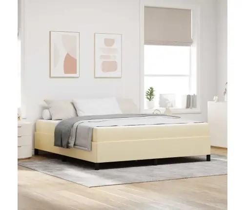 Kiemas Lova Kreminė 180 X 200 Cm Audinys