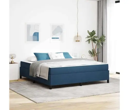 Kiemas Lova Mėlyna 180 X 200 Cm Audinys