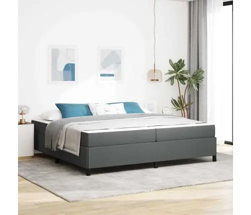 Kiemas Lova Tamsiai Pilka 200 X 200 Cm Audinys