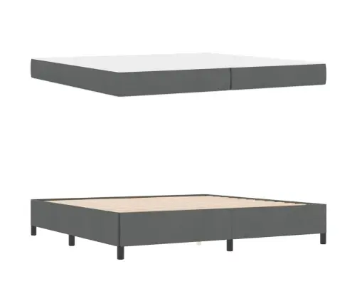 Kiemas Lova Tamsiai Pilka 200 X 200 Cm Audinys