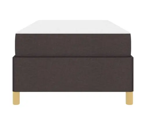 Kastītes Atsperu Gulta Cits Brūns Un Balts Un Tumši Brūns Vidaxl