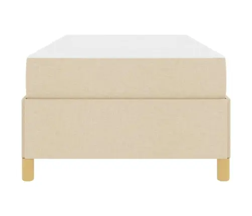 Kiemas Lova Kremas Ir Ruda Ir Balta 80 X 200 Cm Audinys