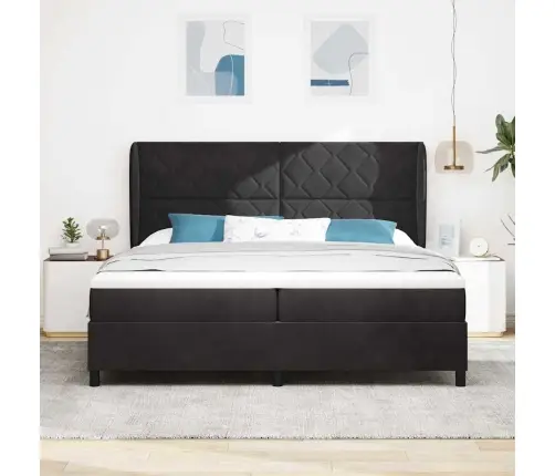 Karbi Vedrumadrats Madratsiga Peaga Must 200 X 200 Cm Polüester