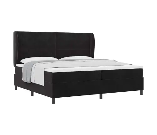 Karbi Vedrumadrats Madratsiga Peaga Must 200 X 200 Cm Polüester