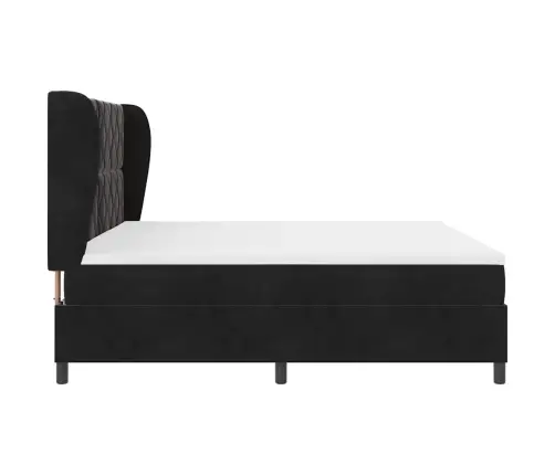 Karbi Vedrumadrats Madratsiga Peaga Must 200 X 200 Cm Polüester