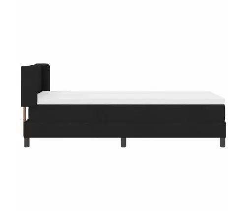 Kontinentālā Gulta Ar Matraci Ar Matraci Melna 80 X 200 Cm Vidaxl