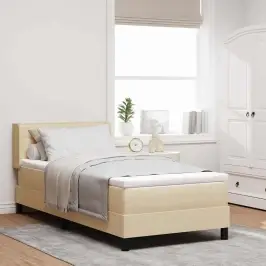 Kontinentālā Gulta Ar Matraci Ar Matraci Krēmkrāsa 80 X 200 Cm Vidaxl Kontinentālā Gulta Ar Matraci Ar Matraci Krēmkrāsa 80 X 200 Cm Vidaxl