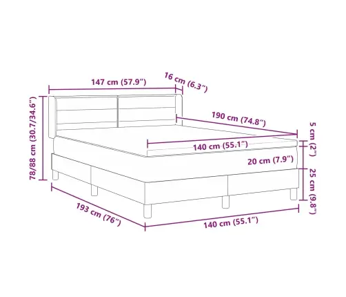 Karbi Vedrumadrats Madratsiga Peaga Must 190 X 140 Cm Polüester