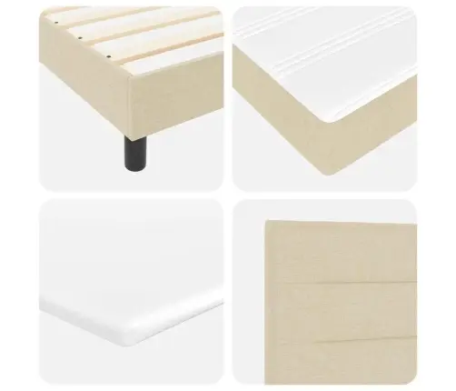 Karbi Vedrumadrats Madratsiga Cream 200 X 140 Cm Polüester