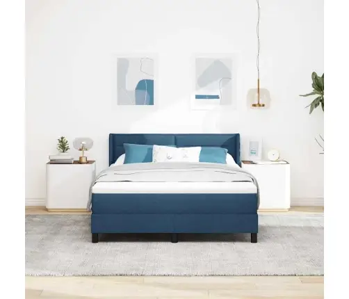 Karbi Vedrumadrats Madratsiga Sinine 200 X 140 Cm Polüester