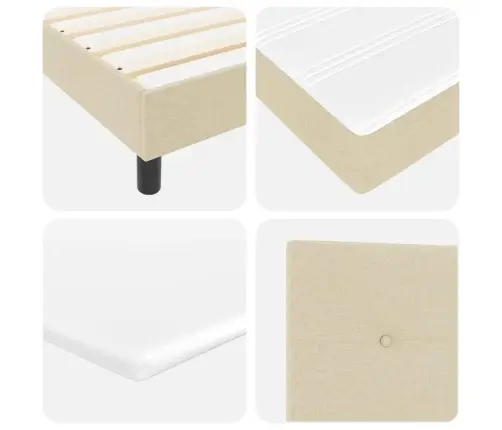 Karbi Vedrumadrats Madratsiga Cream 200 X 140 Cm Polüester