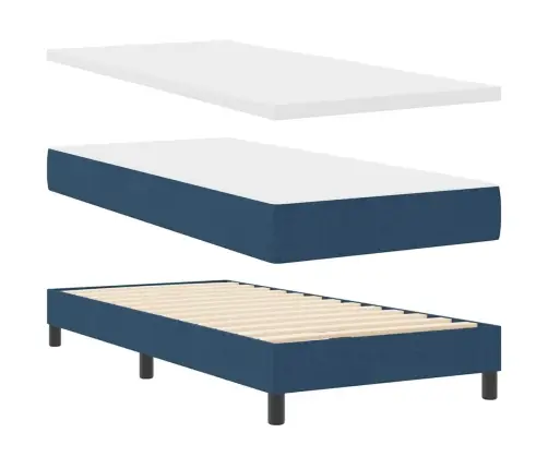 Karbi Vedrumadrats Madratsiga Sinine 200 X 180 Cm Polüester