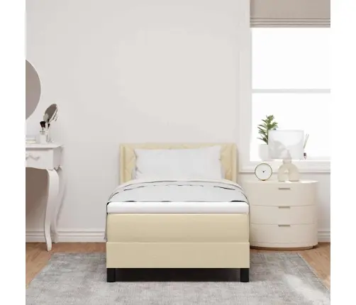 Vedruvoodi Madratsiga Madratsiga Peaga Cream 90 X 190 Cm