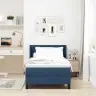 Kontinentālā Gulta Ar Matraci Ar Matraci Zila 90 X 200 Cm Vidaxl